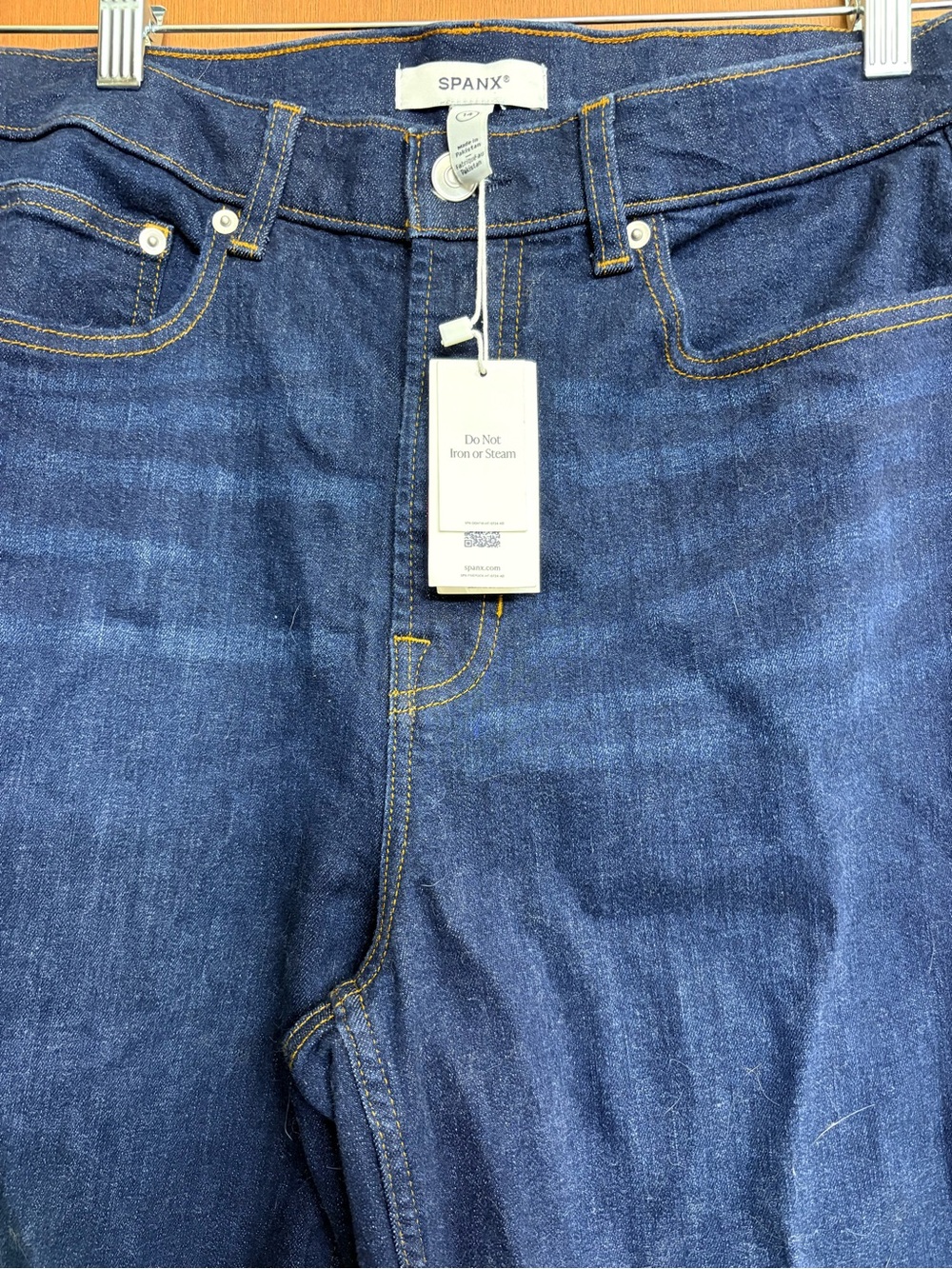 SPANX Women’s Dark Indigo Skinny Jeans